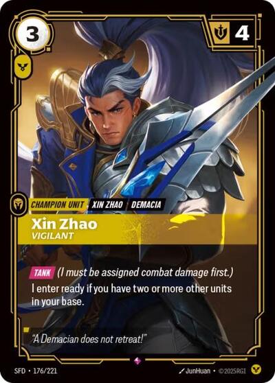 Xin Zhao - Vigilant - Foil