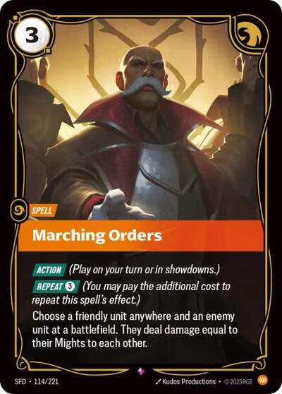 Marching Orders - Foil