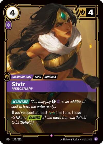Sivir - Mercenary - Foil