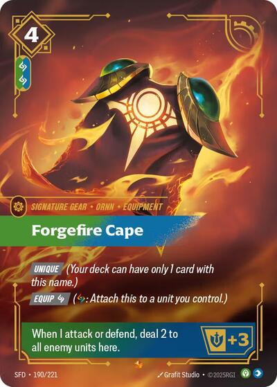 Forgefire Cape - Foil