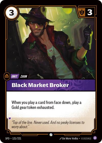 Black Market Broker - Foil
