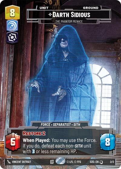 Darth Sidious - The Phantom Menace - Foil