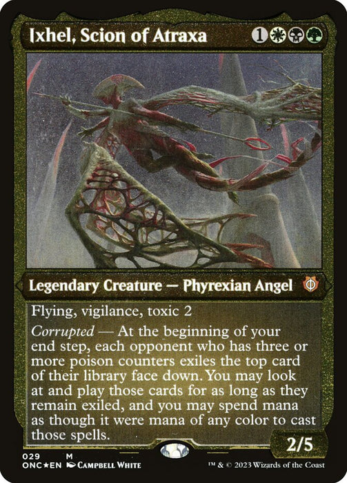Ixhel, Scion of Atraxa - Etched - Inverted - Legendary - Etched (Foil)