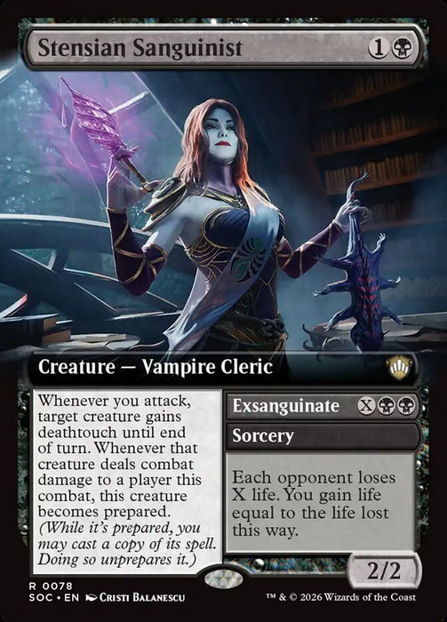 Stensian Sanguinist // Exsanguinate - Extended Art