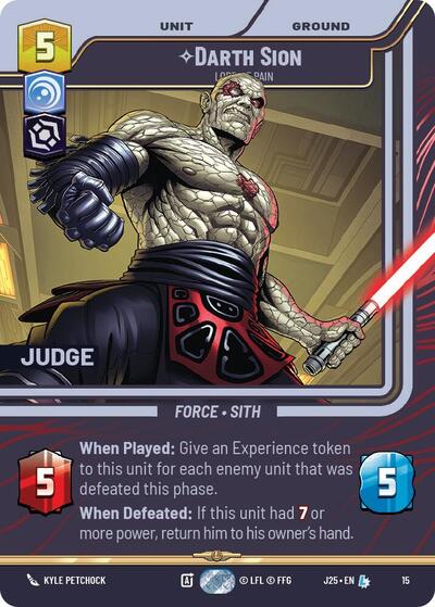 Darth Sion - Lord of Pain  - Foil