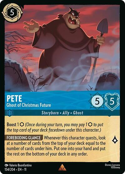 Pete - Ghost of Christmas Future - Foil