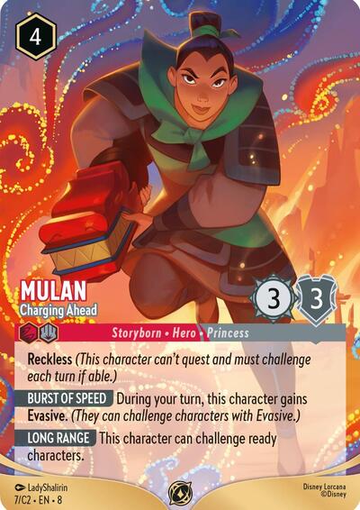 Mulan - Charging Ahead - Foil