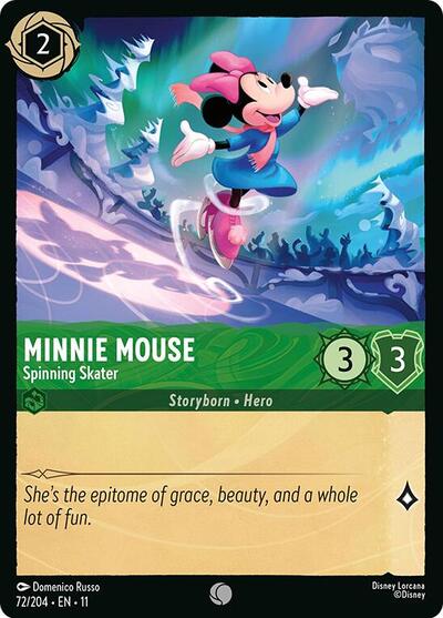 Minnie Mouse - Spinning Skater - Foil