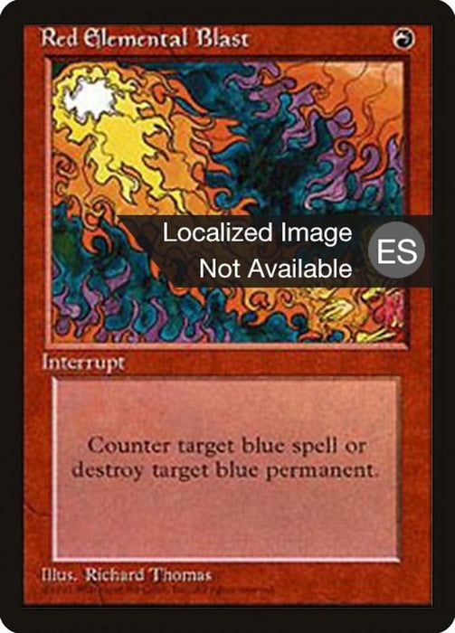 Ráfaga elemental roja - Red Elemental Blast
