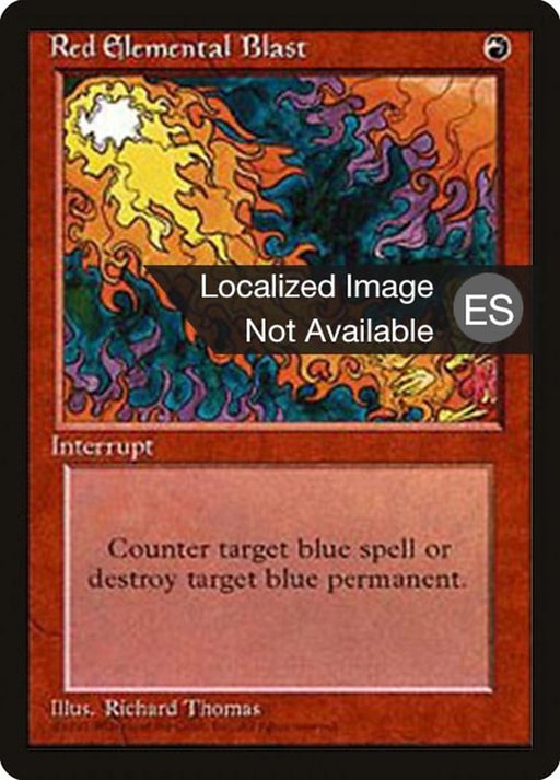 Ráfaga elemental roja - Red Elemental Blast