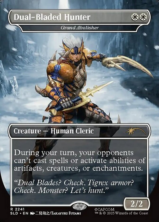 Dual-Bladed Hunter - Grand Abolisher - Borderless - Full Art - Inverted (Foil)