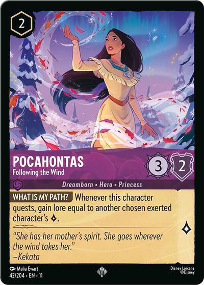 Pocahontas - Following the Wind - Foil