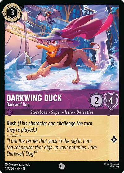 Darkwing Duck - Darkwolf Dog - Foil