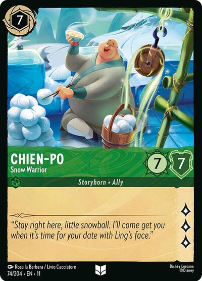 Chien-Po  - Snow Warrior - Foil