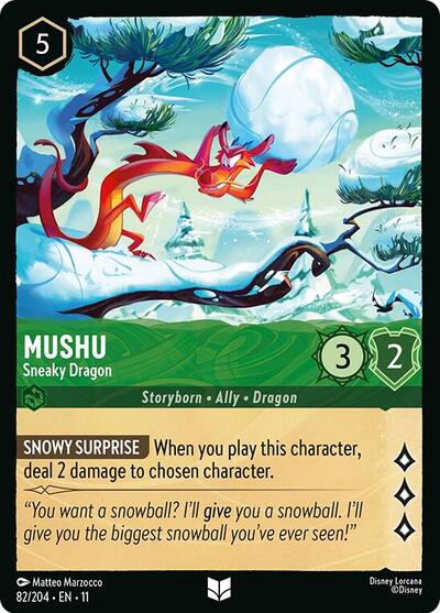 Mushu - Sneaky Dragon - Foil