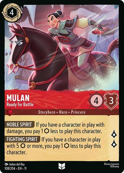 Mulan - Ready for Battle - Foil