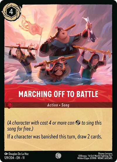 Marching Off to Battle - Foil