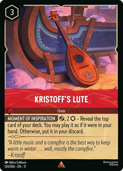 Kristoff's Lute - Foil
