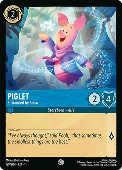Piglet - Entranced by Snow - Foil