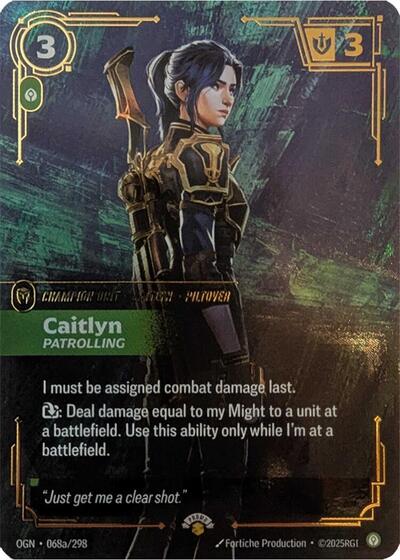 Caitlyn - Patrolling - Foil