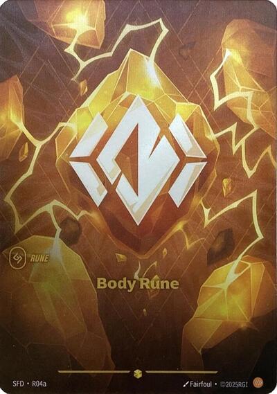 Body Rune (R04a) - Foil