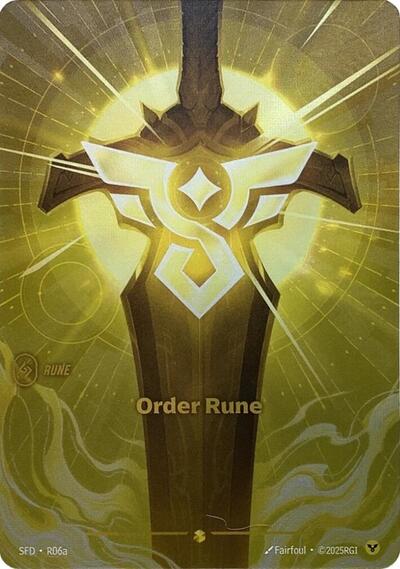 Order Rune (R06a) - Foil