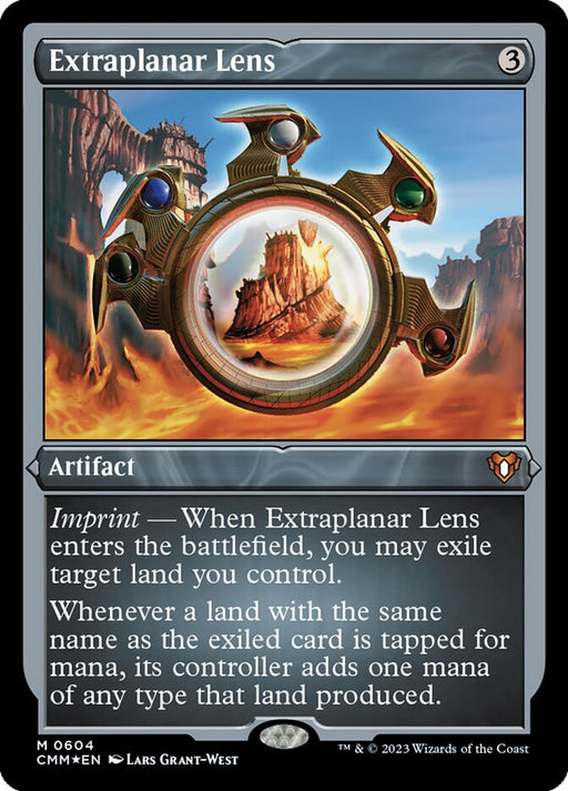 Extraplanar Lens - Etched - Inverted - Etched (Foil)
