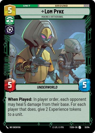 Lom Pyke - Making a Withdrawal