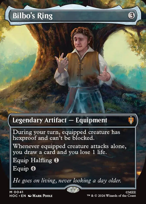 Bilbo's Ring - Borderless