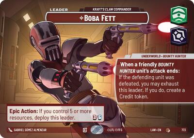 Boba Fett - Krayt's Claw Commander  (Showcase)