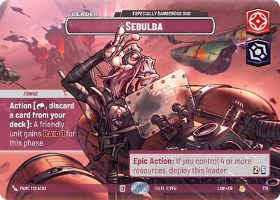 Sebulba - Especially Dangerous Dug  (Showcase)