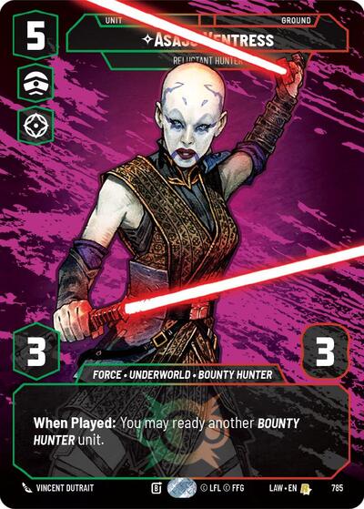 Asajj Ventress - Reluctant Hunter  (Prestige)
