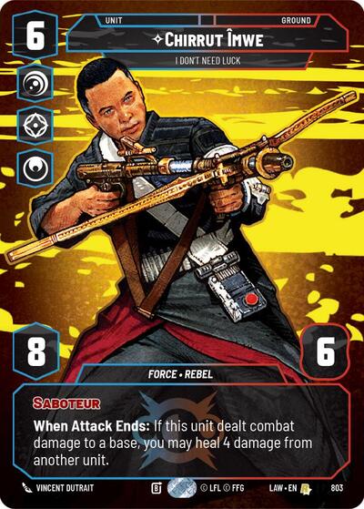 Chirrut Imwe - I Don't Need Luck  (Prestige)