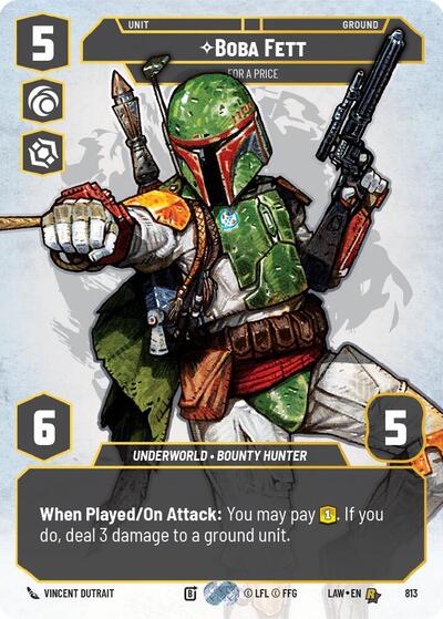 Boba Fett - For a Price  (Prestige)