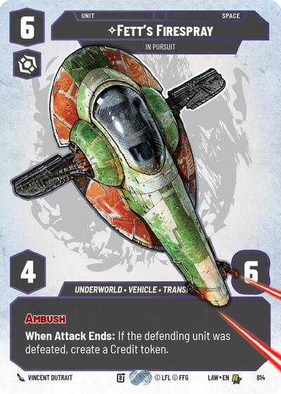 Fett's Firespray - In Pursuit  (Prestige)