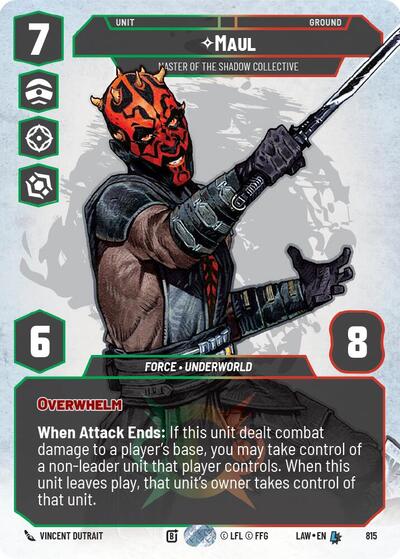 Maul - Master of the Shadow Collective  (Prestige)