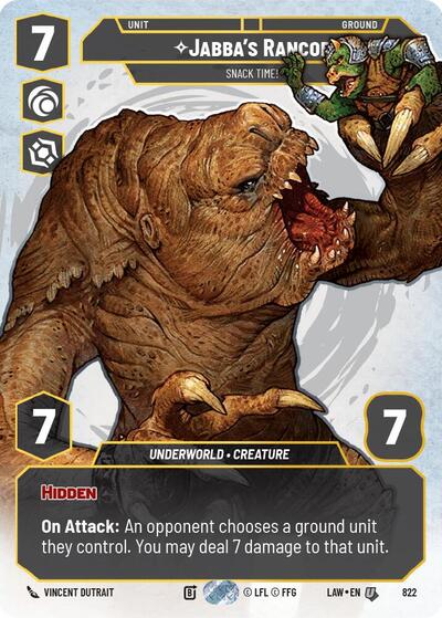 Jabba's Rancor - Snack Time!  (Prestige)