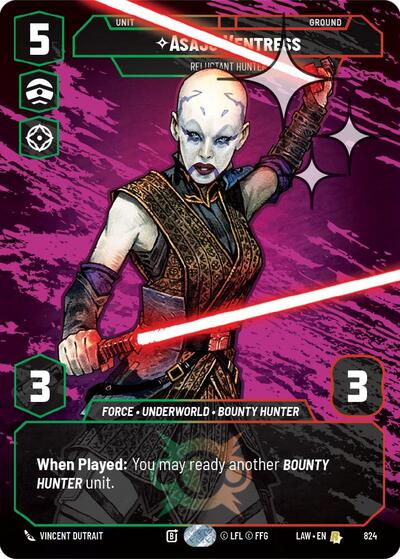 Asajj Ventress - Reluctant Hunter  (Prestige) - Foil