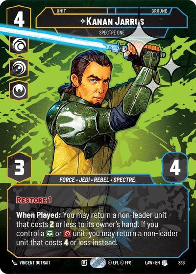 Kanan Jarrus - Spectre One  (Prestige) - Foil