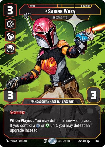 Sabine Wren - Spectre Five  (Prestige) - Foil