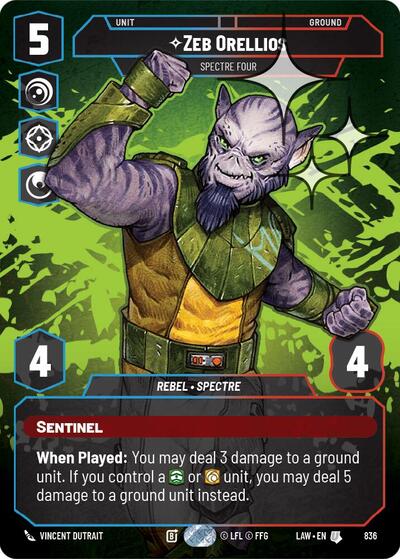 Zeb Orellios - Spectre Four  (Prestige) - Foil