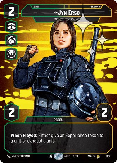 Jyn Erso - Take the Next Chance  (Prestige) - Foil