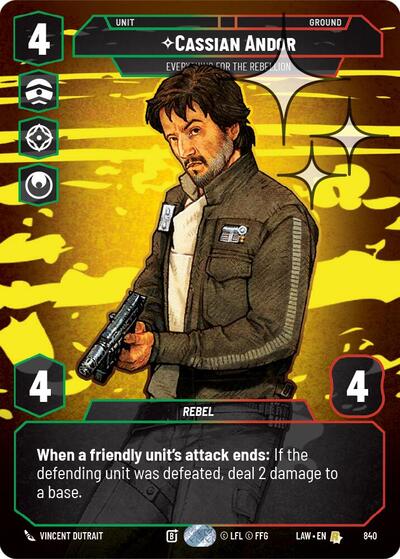Cassian Andor - Everything for the Rebellion  (Prestige) - Foil