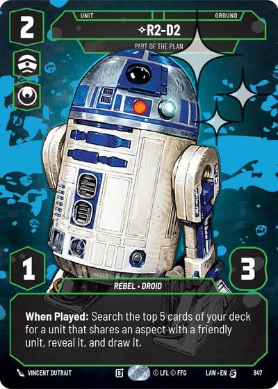 R2-D2 - Part of the Plan  (Prestige) - Foil