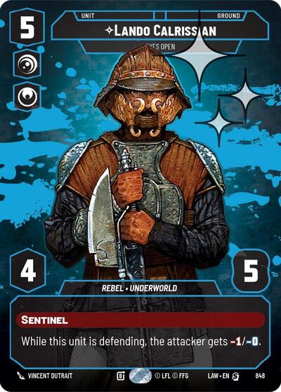 Lando Calrissian - Eyes Open  (Prestige) - Foil