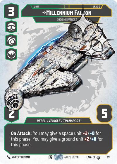Millennium Falcon - Dodging Patrols  (Prestige) - Foil