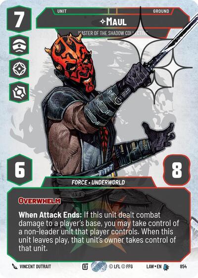 Maul - Master of the Shadow Collective  (Prestige) - Foil