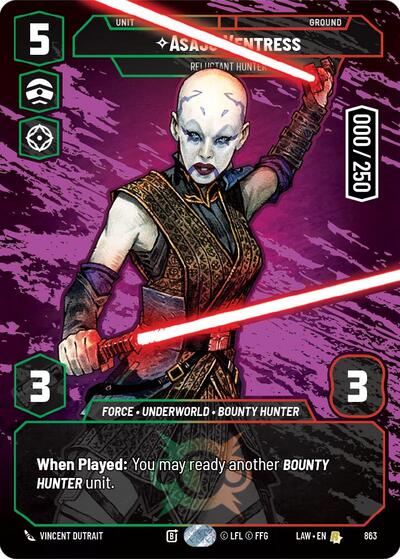 Asajj Ventress - Reluctant Hunter  (Serialized)
