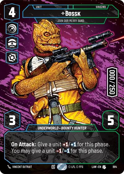 Bossk - Join Our Merry Band  (Serialized)