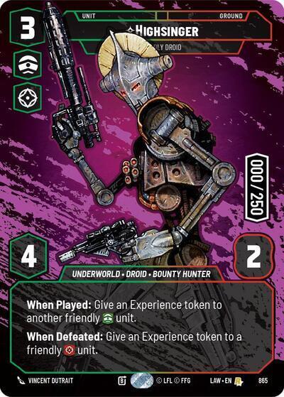 Highsinger - Deadly Droid  (Serialized)